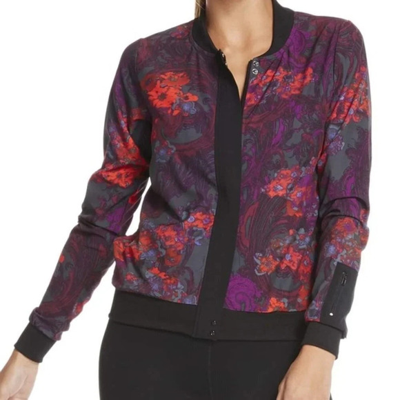 Fabletics Lightweight Multicolor Print Jacket - Picture 1 of 7